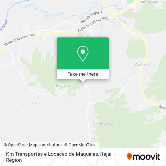 Km Transportes e Locacao de Maquinas map