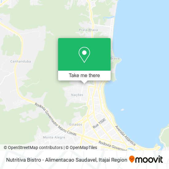 Nutritiva Bistro - Alimentacao Saudavel map