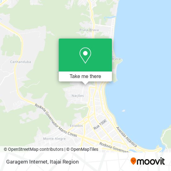 Mapa Garagem Internet