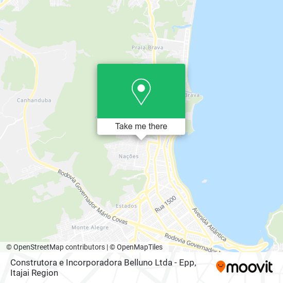 Construtora e Incorporadora Belluno Ltda - Epp map