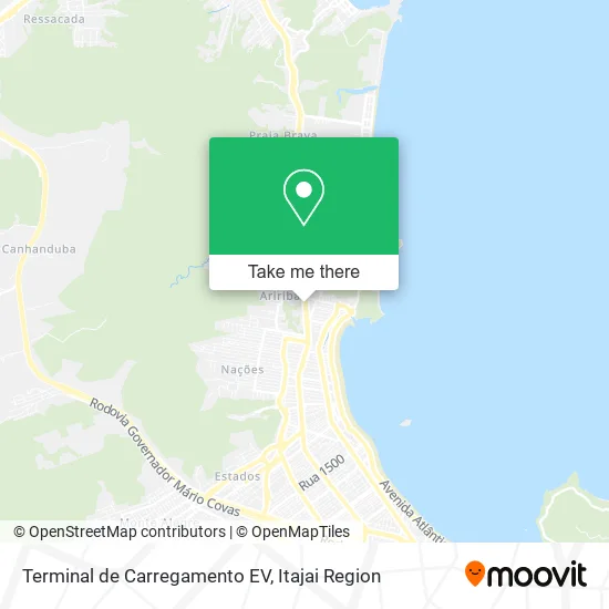 Terminal de Carregamento EV map