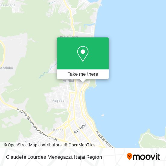 Claudete Lourdes Menegazzi map