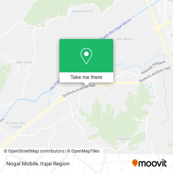 Mapa Nogal Mobile