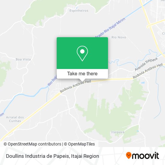 Doullins Industria de Papeis map