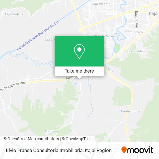 Elvio Franca Consultoria Imobiliaria map