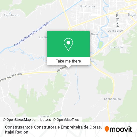 Construsantos Construtora e Empreiteira de Obras map