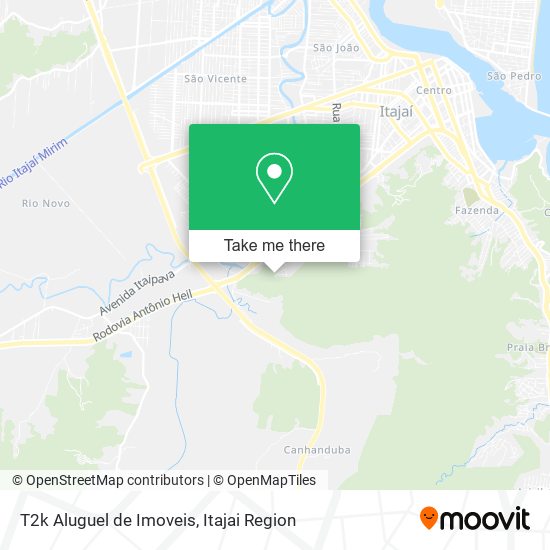 Mapa T2k Aluguel de Imoveis