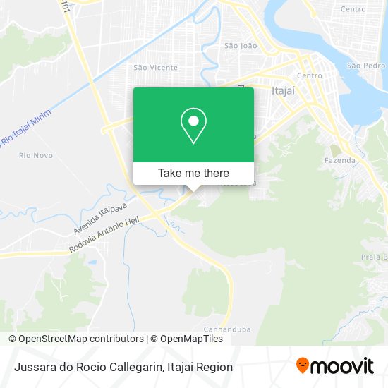 Jussara do Rocio Callegarin map