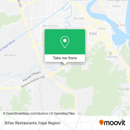 Mapa Bifao Restaurante