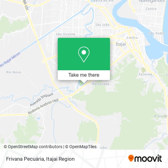 Frivana Pecuária map