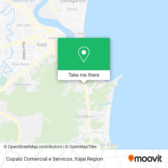 Mapa Copalo Comercial e Servicos