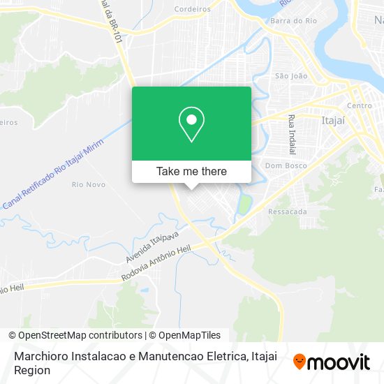 Mapa Marchioro Instalacao e Manutencao Eletrica