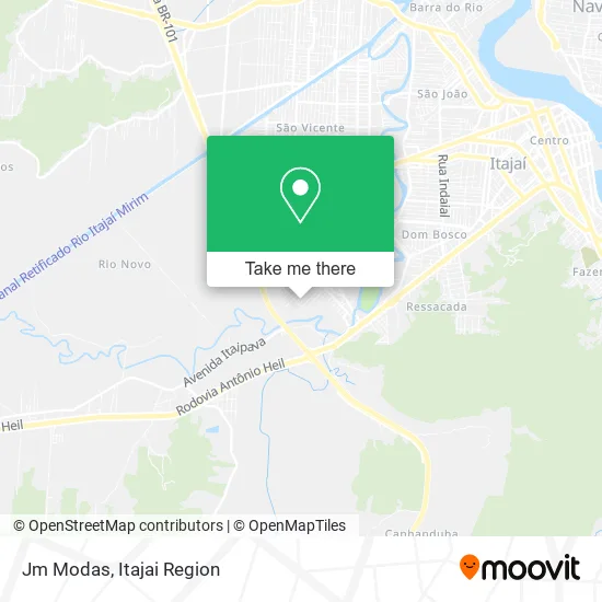 Jm Modas map