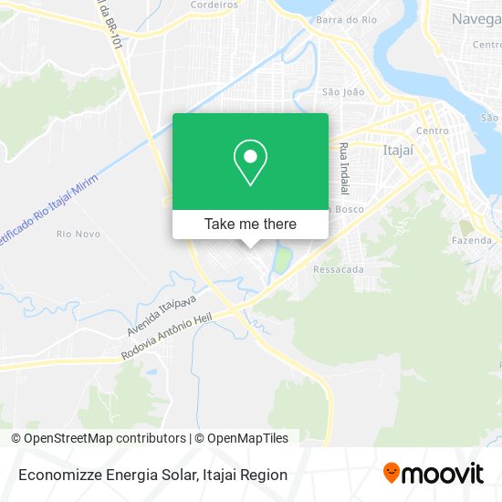 Mapa Economizze Energia Solar