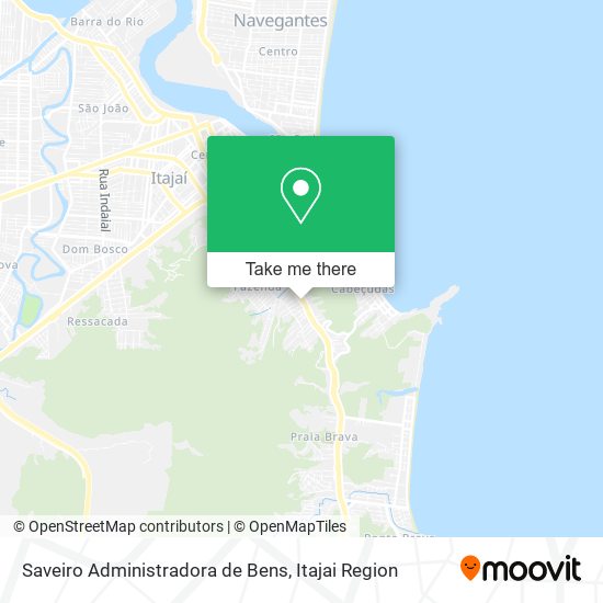 Saveiro Administradora de Bens map