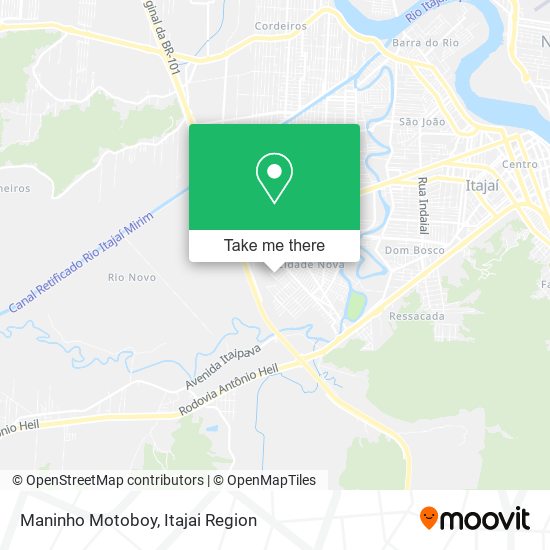 Mapa Maninho Motoboy