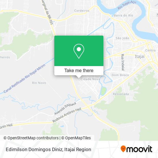 Mapa Edimilson Domingos Diniz