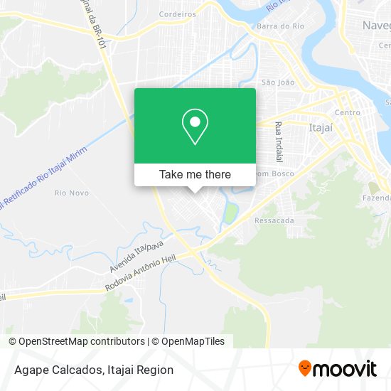 Agape Calcados map