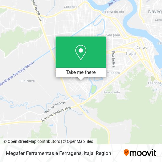 Megafer Ferramentas e Ferragens map