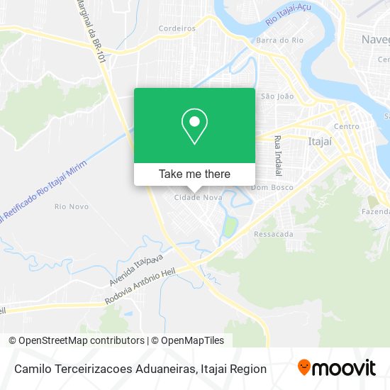 Camilo Terceirizacoes Aduaneiras map