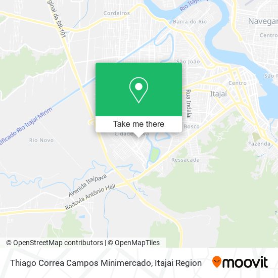 Thiago Correa Campos Minimercado map