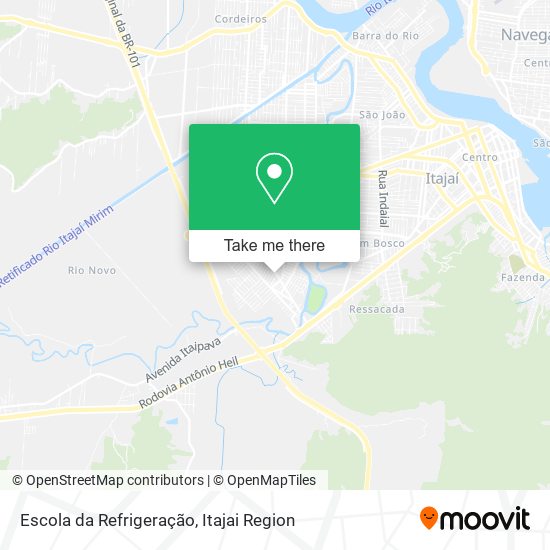 Mapa Escola da Refrigeração