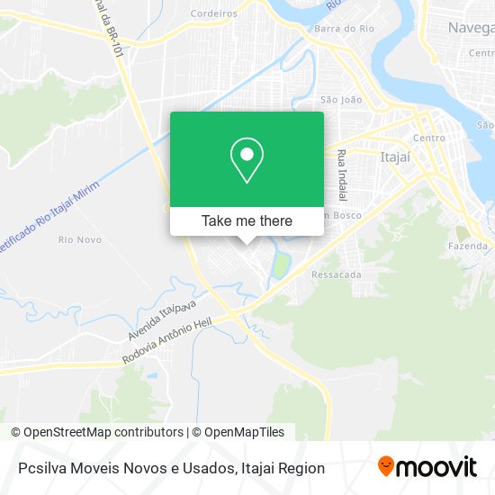 Pcsilva Moveis Novos e Usados map