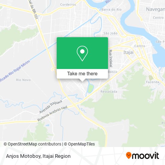 Anjos Motoboy map