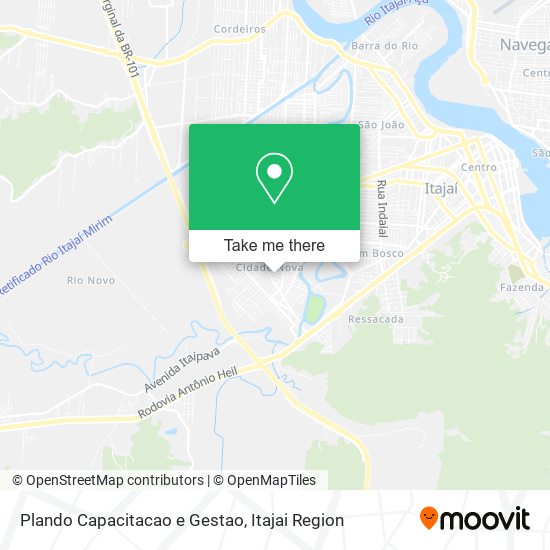 Plando Capacitacao e Gestao map