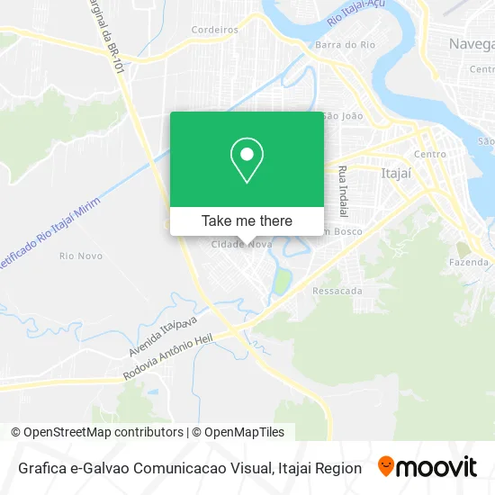 Grafica e-Galvao Comunicacao Visual map