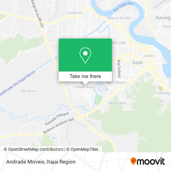 Andrade Moveis map