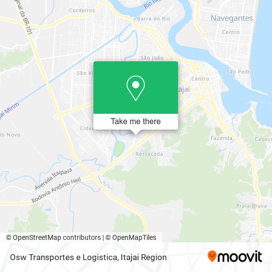 Osw Transportes e Logistica map