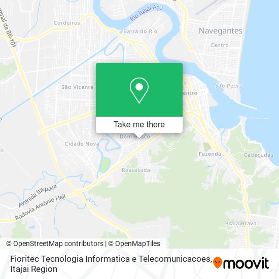 Fioritec Tecnologia Informatica e Telecomunicacoes map