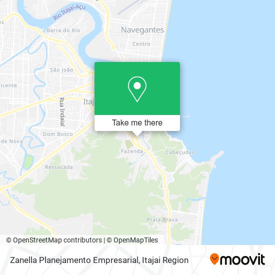 Zanella Planejamento Empresarial map