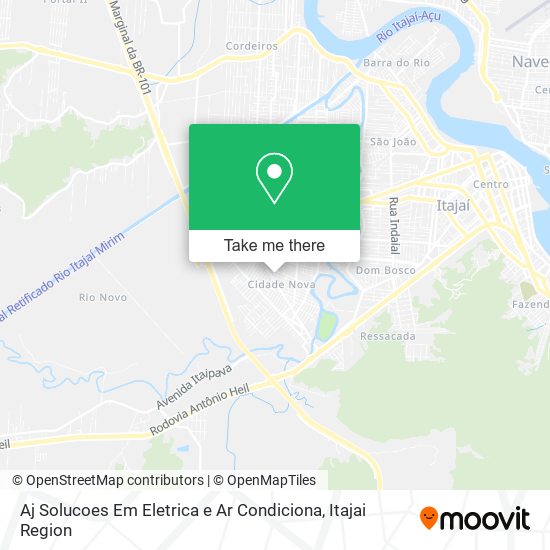 Aj Solucoes Em Eletrica e Ar Condiciona map