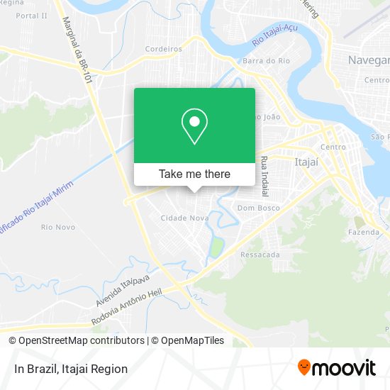 In Brazil map