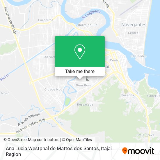 Ana Lucia Westphal de Mattos dos Santos map