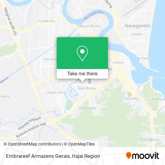 Embrareef Armazens Gerais map