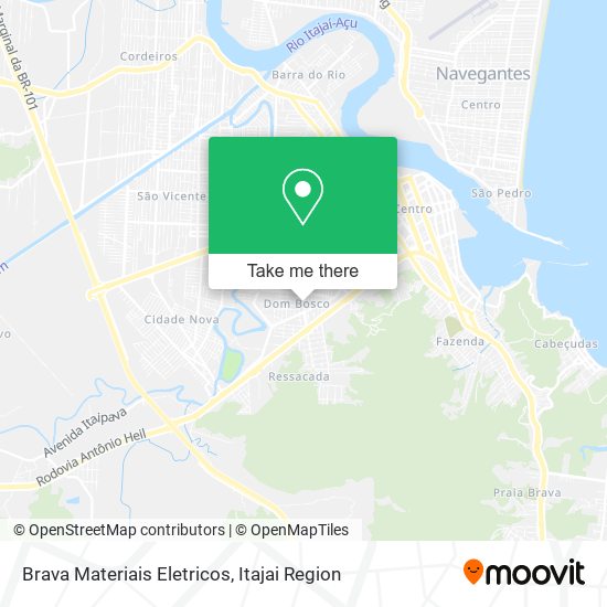 Brava Materiais Eletricos map