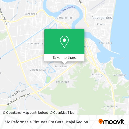 Mapa Mc Reformas e Pinturas Em Geral