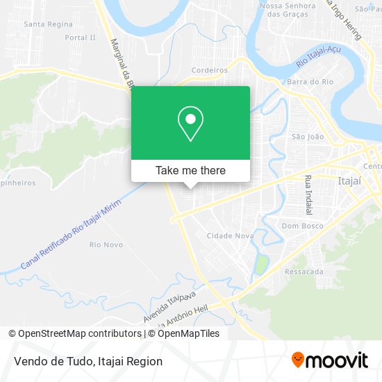 Mapa Vendo de Tudo