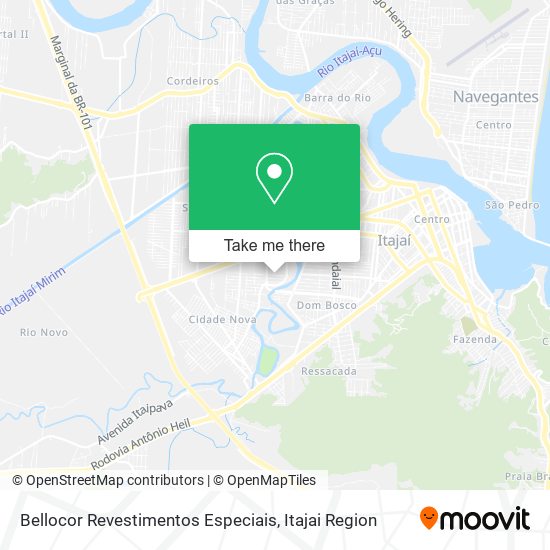 Bellocor Revestimentos Especiais map