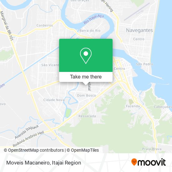 Moveis Macaneiro map