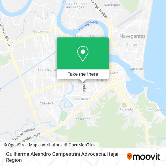 Guilherme Aleandro Campestrini Advocacia map
