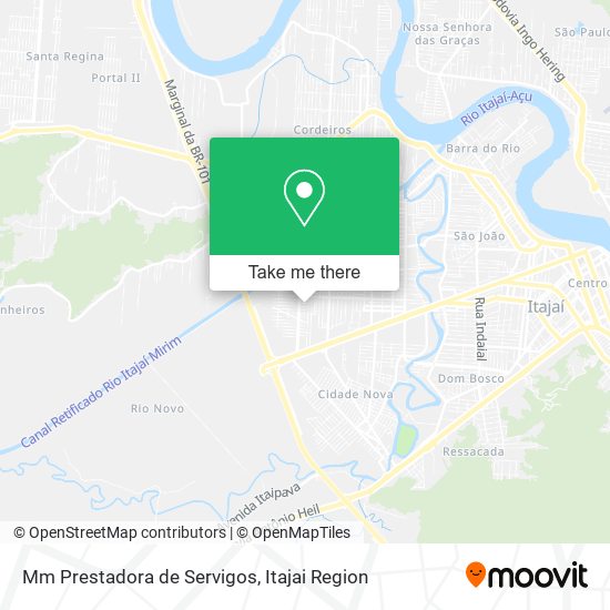 Mm Prestadora de Servigos map