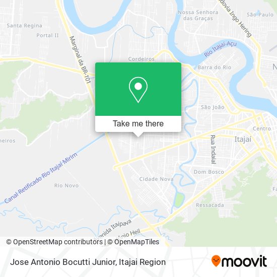 Jose Antonio Bocutti Junior map