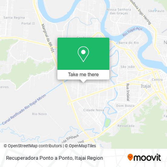 Mapa Recuperadora Ponto a Ponto