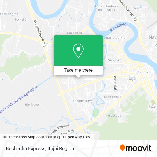 Buchecha Express map