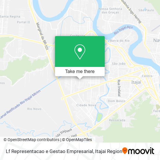 Lf Representacao e Gestao Empresarial map