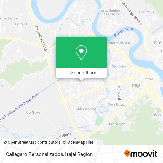 Mapa Callegaro Personalizados